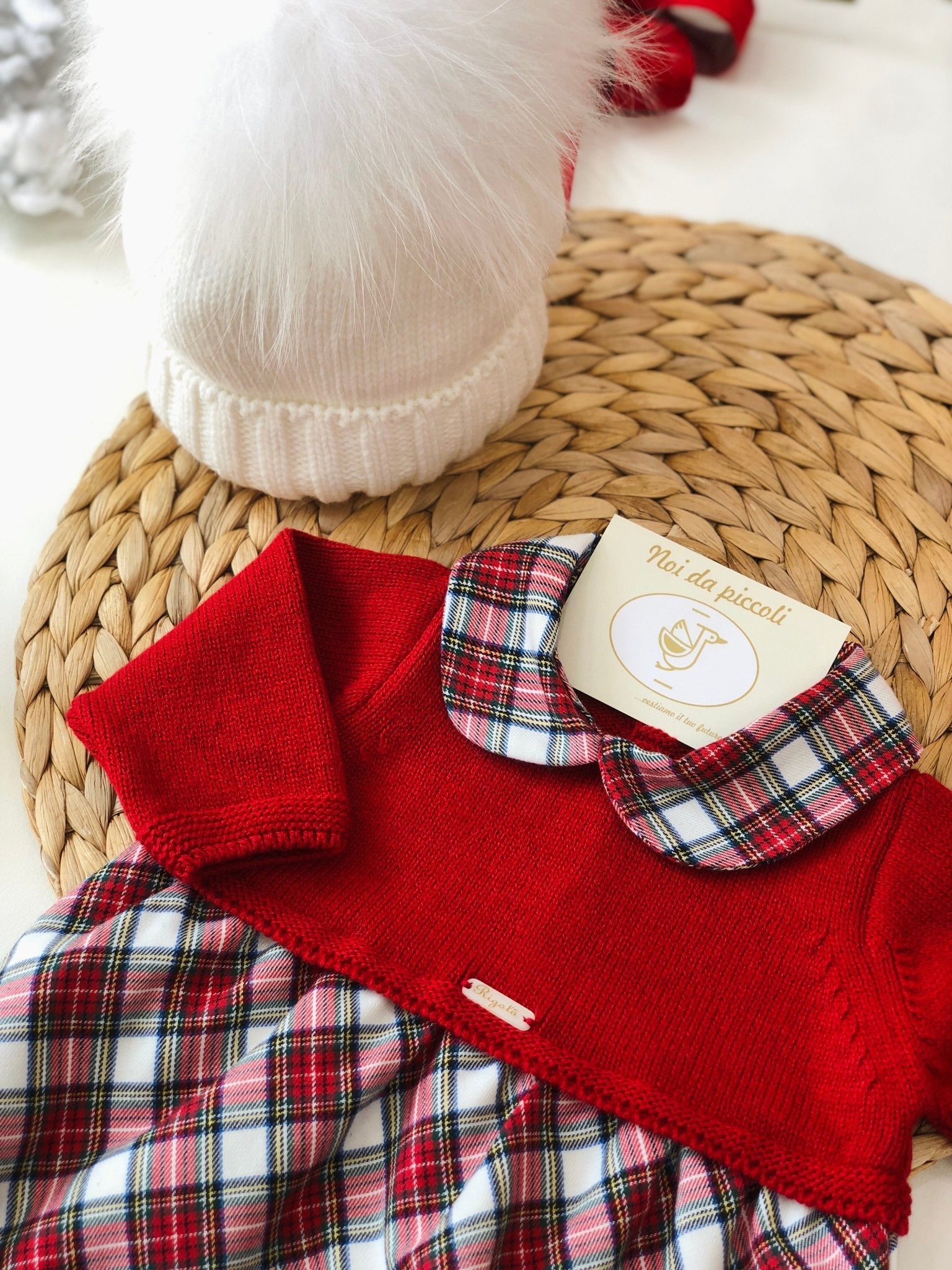 PAGLIACCETTO FILANO ROSSO E TARTAN - Noi da piccoli