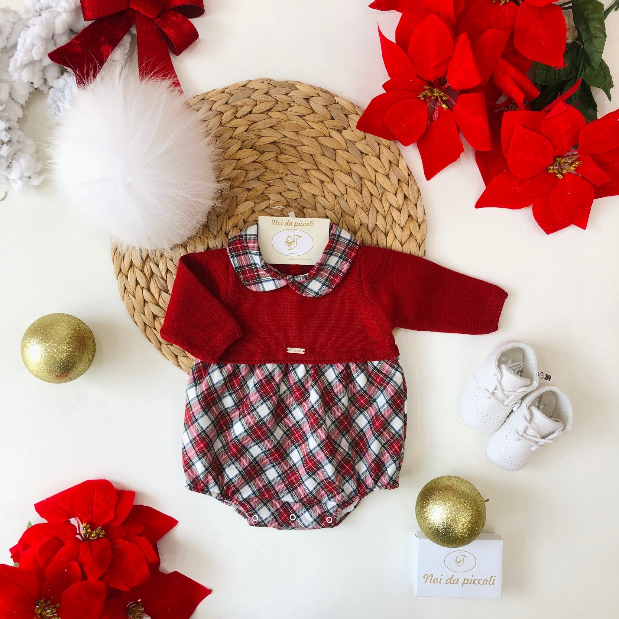 PAGLIACCETTO FILANO ROSSO E TARTAN - Noi da piccoli