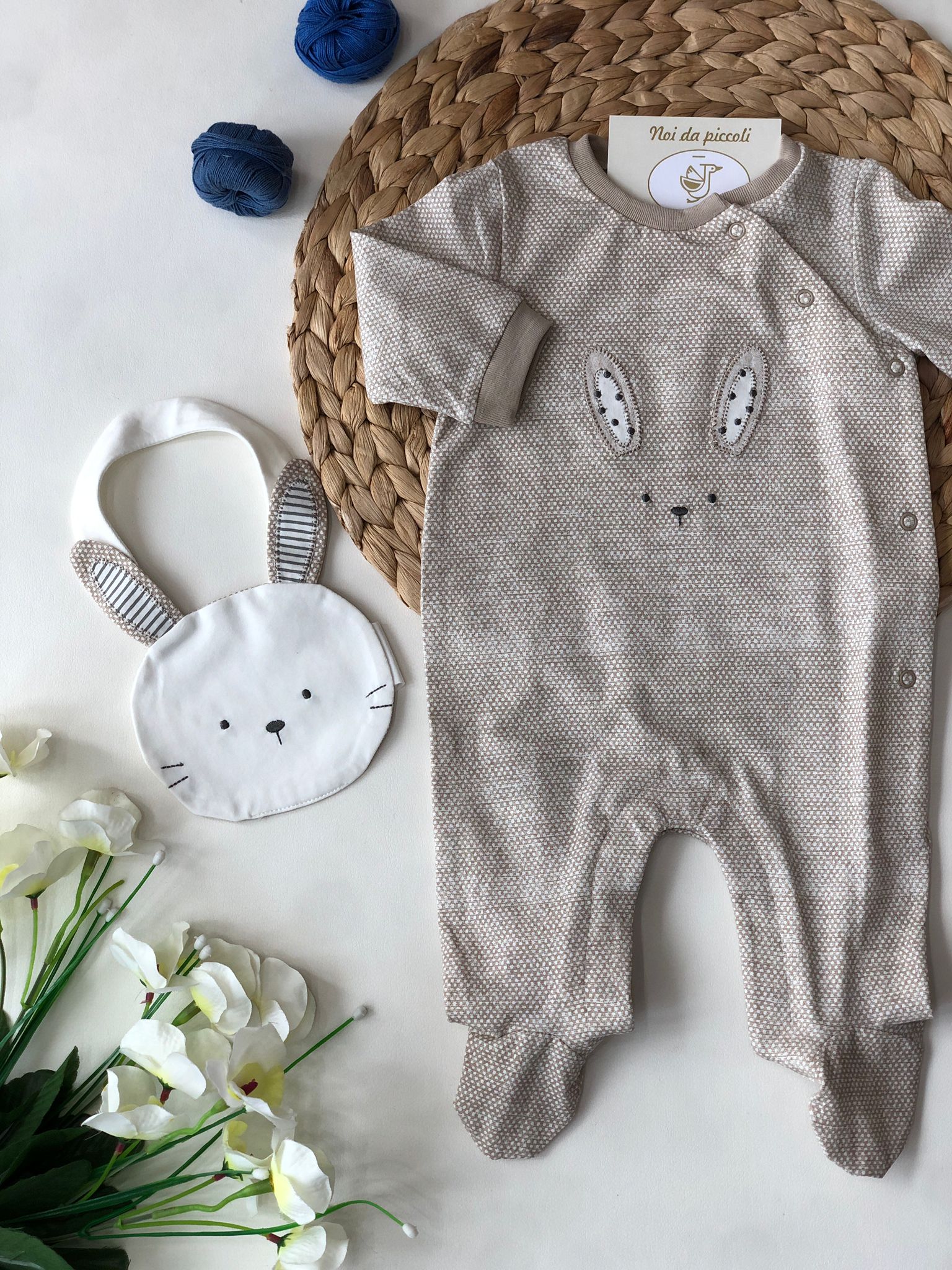 SET NASCITA CON TUTINA BUNNY BOY - Noi da piccoli