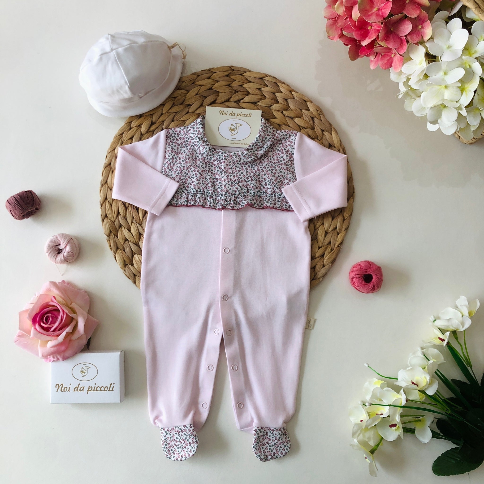 TUTINA IN COTONE ROSA LIBERTY - Noi da piccoli